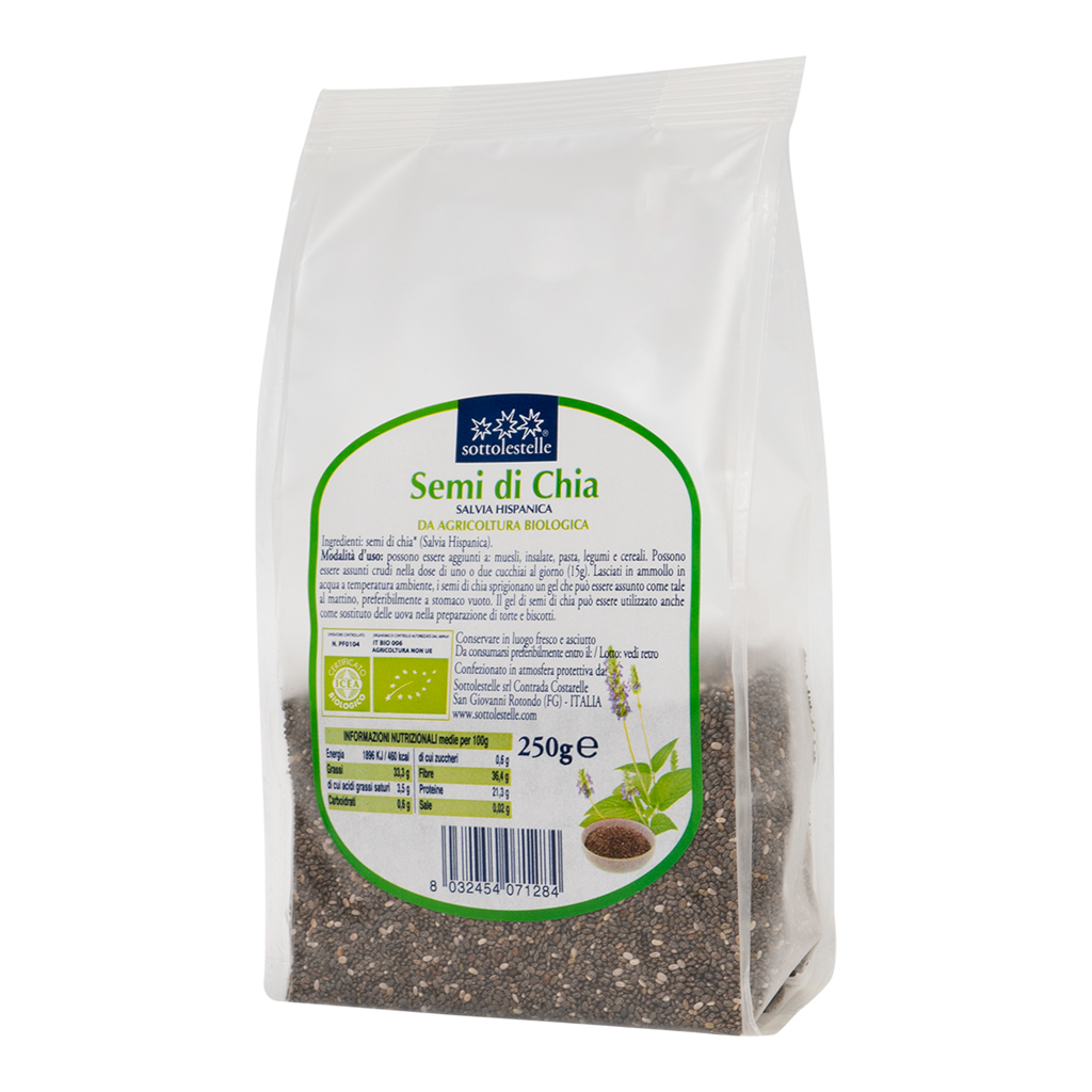 Sottolestelle Organic Chia Seeds - 250Gr