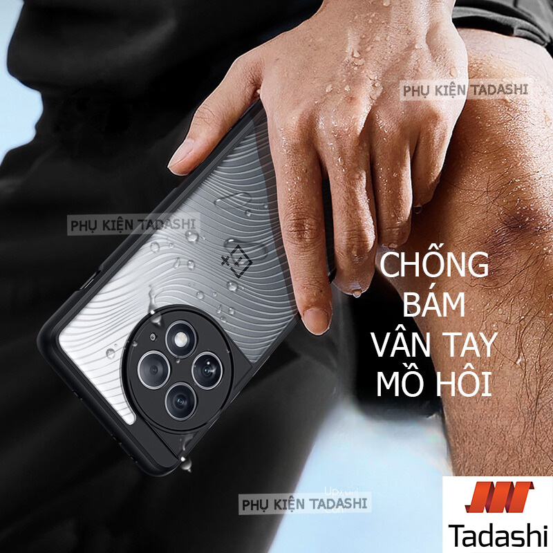 Ốp Lưng Oneplus ACE 2/ Oneplus ACE 5/ ACE 5 Pro/ ACE 6, Oneplus 11R, Oneplus ACE 2 Pro, Oneplus ACE 2V/ Oneplus 15/ 13 Viền Dẻo TPU Đen Chống Sốc, Lưng CỨNG Mờ Chống Vân Tay, Có Gờ Bảo vệ camera