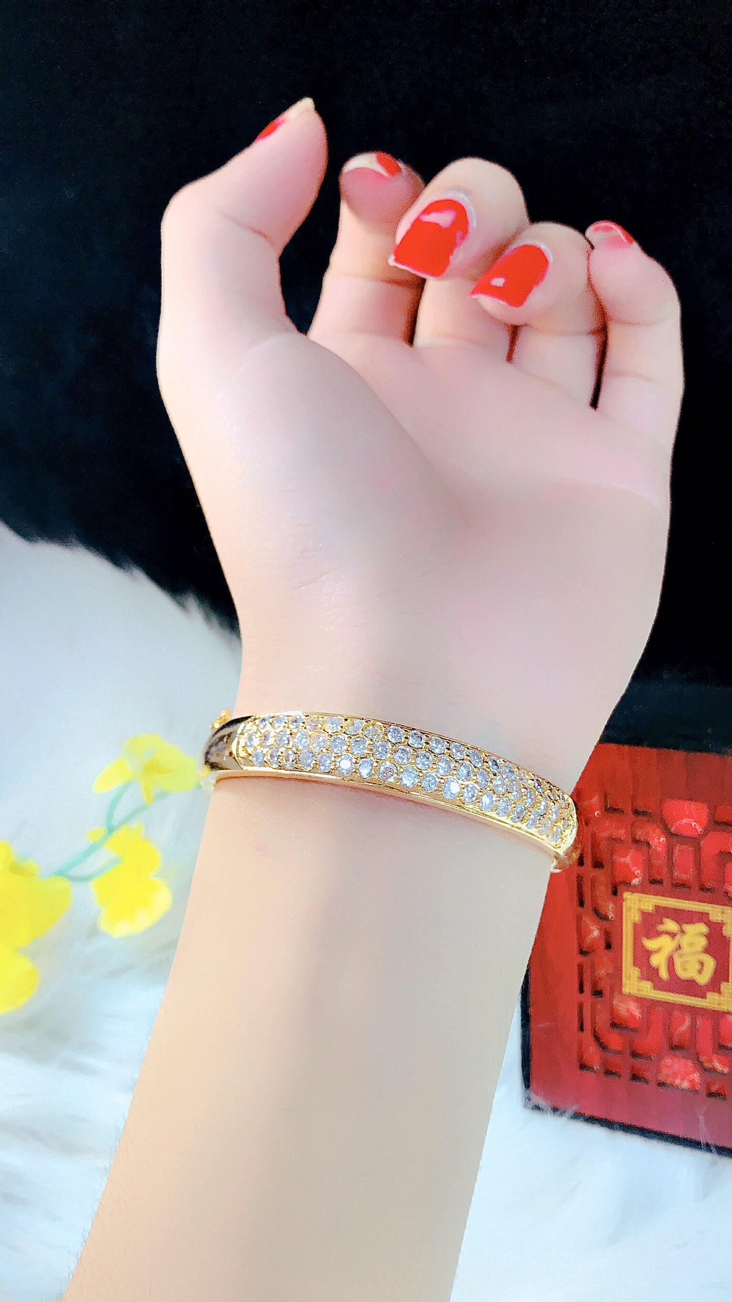 1 Chiếc - Givishop - V1002397 - vòng tay đẹp rẻ, vong cap vang 18k, nhung chiec vong tay, vong tay dep cho nu, các kiểu vòng tay bạc đẹp, vong bac nu deo tay