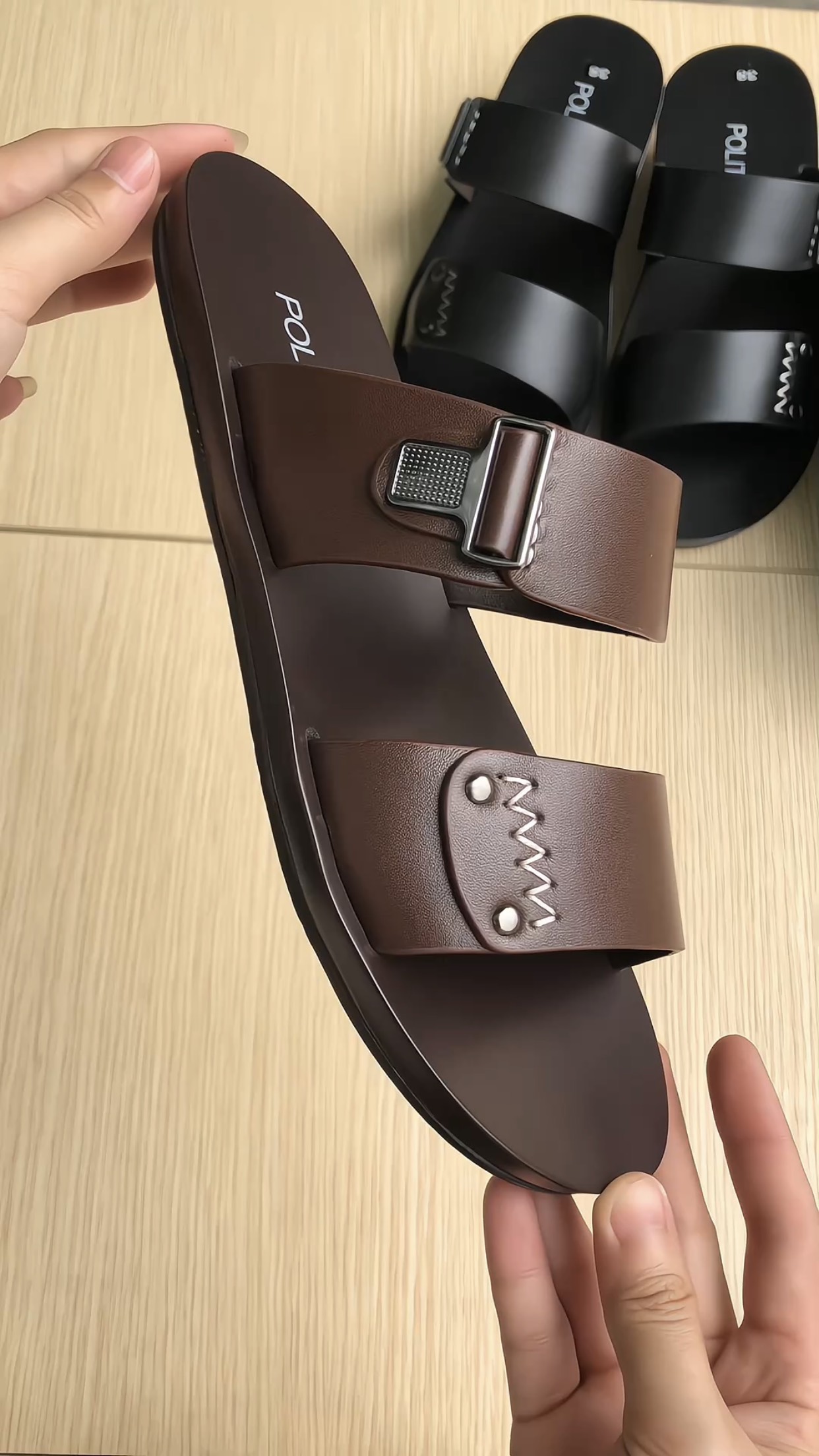Dép da nam, Sandal nam da bò cao cấp