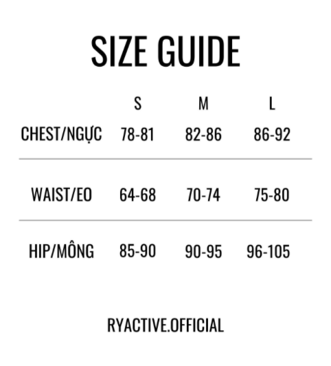Áo ngực thể thao RYACTIVE -  EMPOWER SPORTBRA White