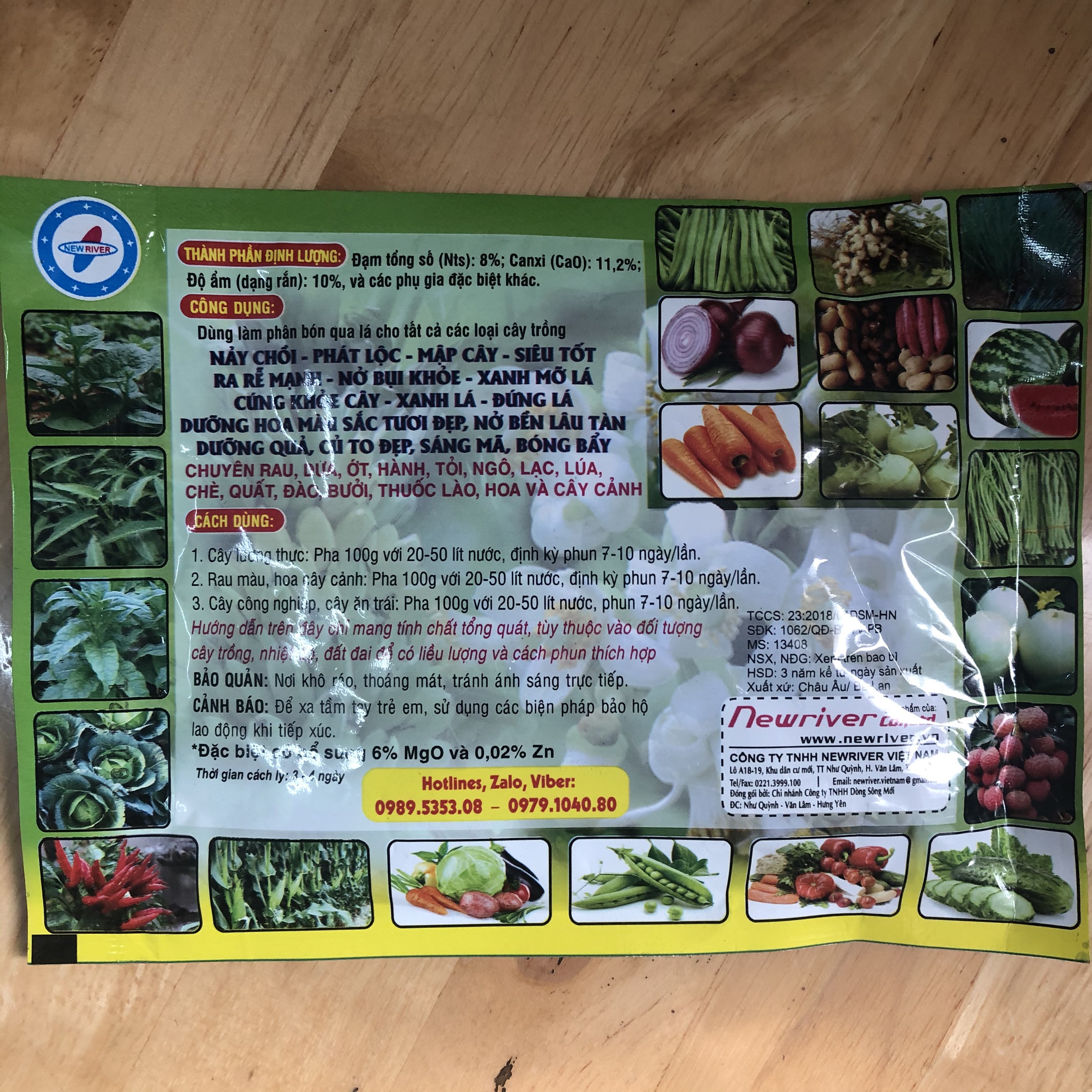 Phân bón cây trồng Calamin siêu vọt đọt đâm chồi 100g