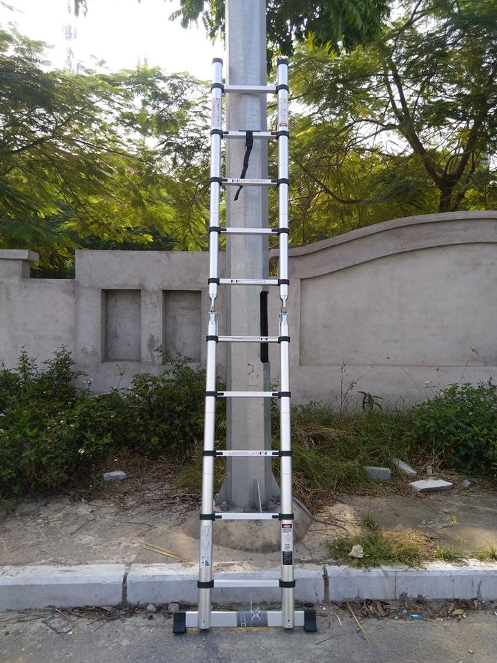 Thang Nhôm Rút Chữ A 4.4M
