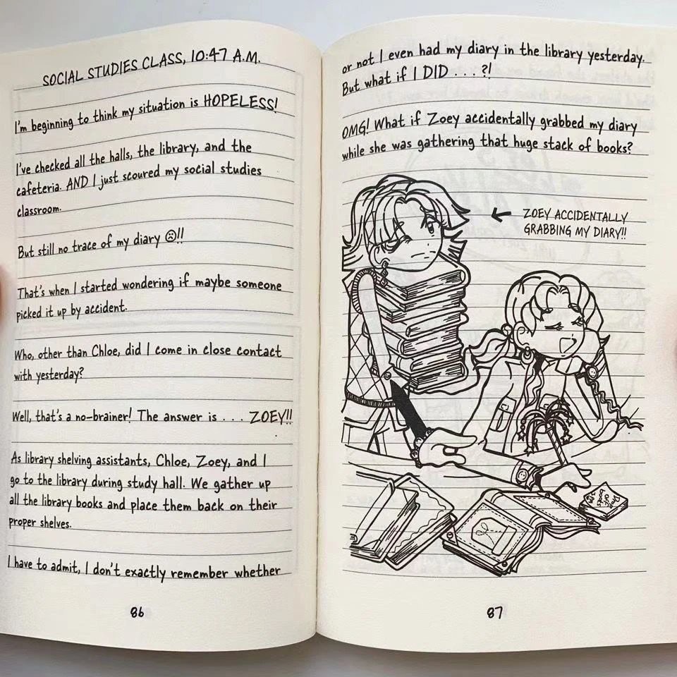 Bộ nhập Full boxset 18q - Dork Diaries - Original - Có hộp đựng