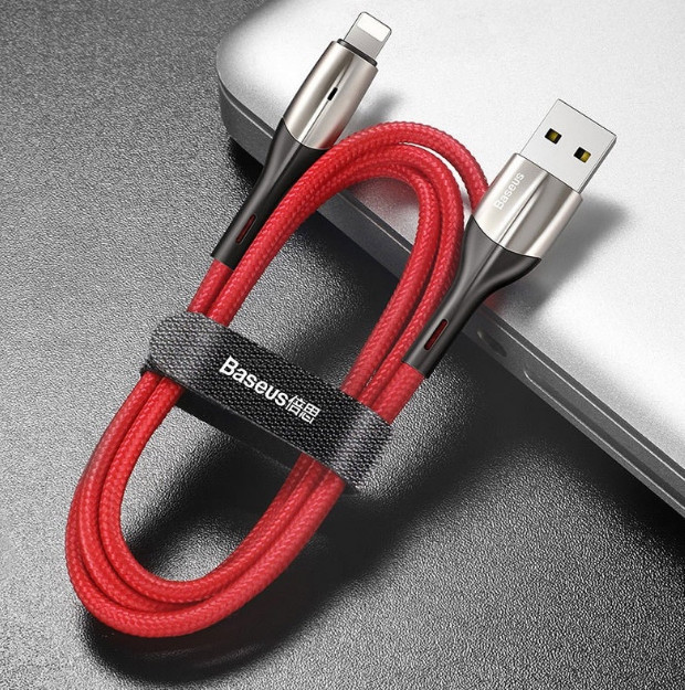 Cáp Lightning Baseus Horizontal Data Cable chống gãy