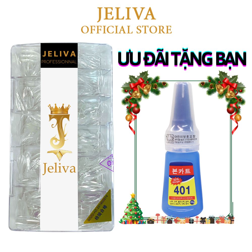 Móng úp tay JELIVA hộp 500 móng