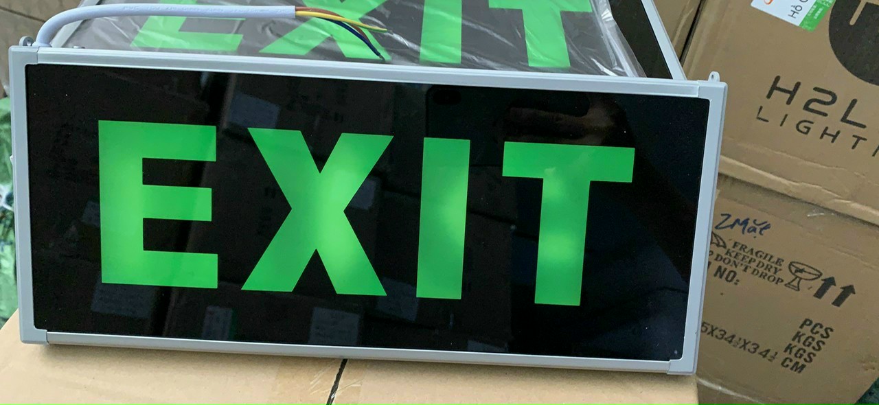 Đèn Exit lối thoát đèn chỉ dẫn khẩn cấp