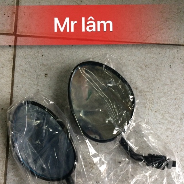 Gương kiếng lá thời trang xe máy,xe điện