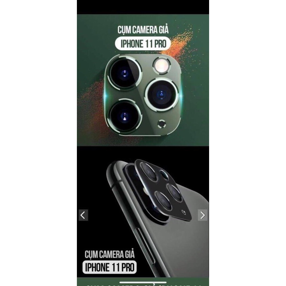 DÁN CAMERA GIẢ IP 11 PRO MAX DÀNH CHO IPHONE X / XS / XS MAX ( CÓ VIDEO )