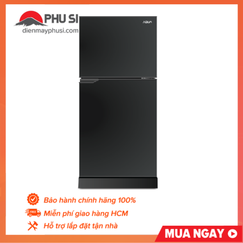 Tủ Lạnh AQUA 143 Lít AQR-T150FA (BS) - Dung tích tổng: 143 lít, Không đóng tuyết