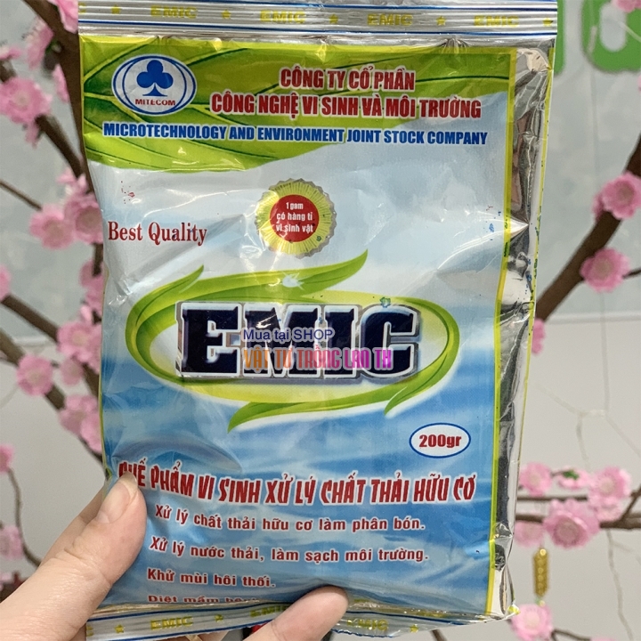 Chế phẩm sinh học ủ phân hữu cơ EMIC – 200g