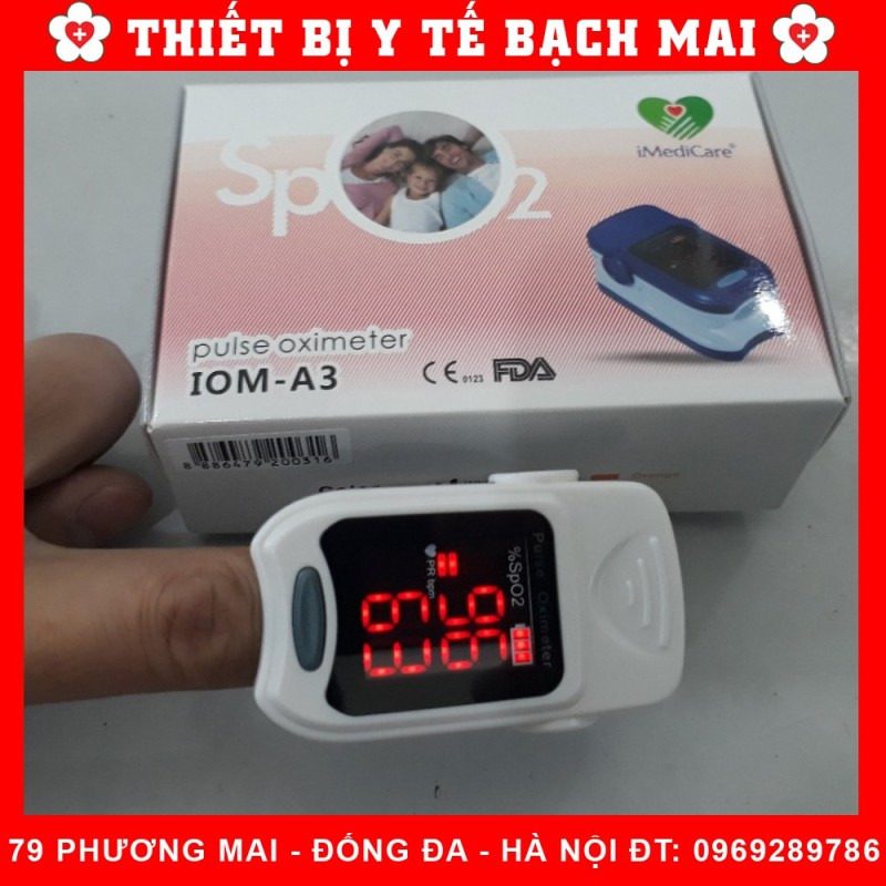 Máy Đo Nồng Độ Oxy SpO2 Và nhịp Tim iMediCare iOM A3 Singgapore bán chạy