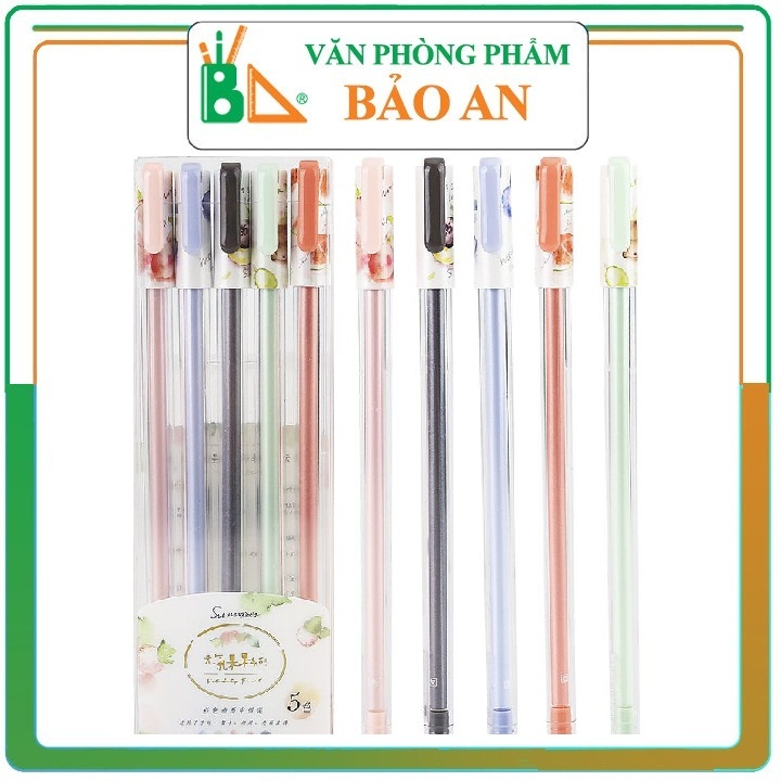 Bút nước nhiều màu 0.38mm m&g agp175y8 - văn phòng phẩm bảo an