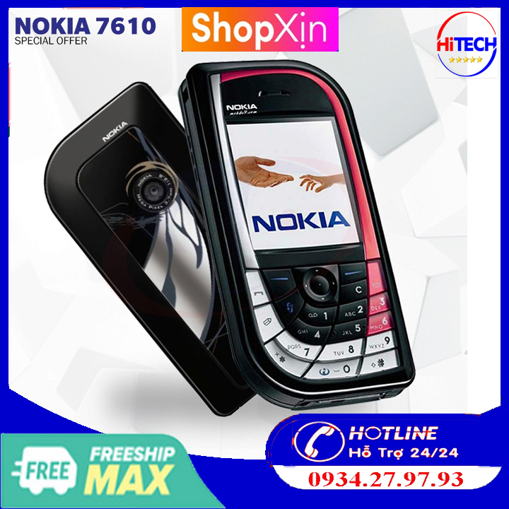 [HCM][ ĐIỆN THOẠI CỔ] Điện thoại Nokia 7610 chiếc lá lớn  bảo hành 12 tháng
