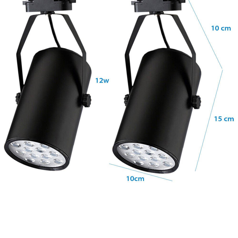 [HCM]Đèn Led Rọi Ray Chiếu Điểm Mắt Ếch 12W Siêu Sáng Tiết Kiệm Điện Đèn Trang Trí Trần Đèn Trang Trí Shop Đèn Trang Trí Showroom BH 12 Tháng (Vỏ Trắng/Đen - Ánh Sáng Trắng/Vàng)