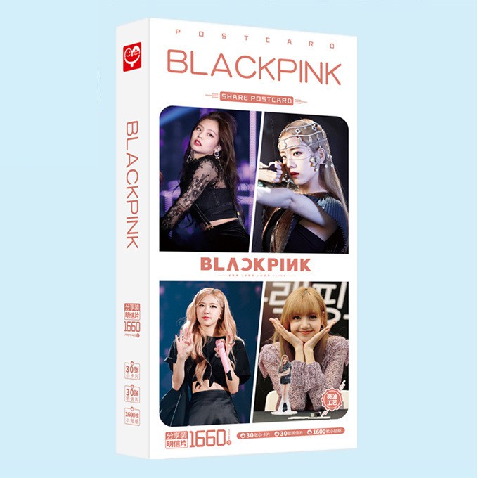 Hộp postcard Blackpink bộ ảnh bưu thiếp