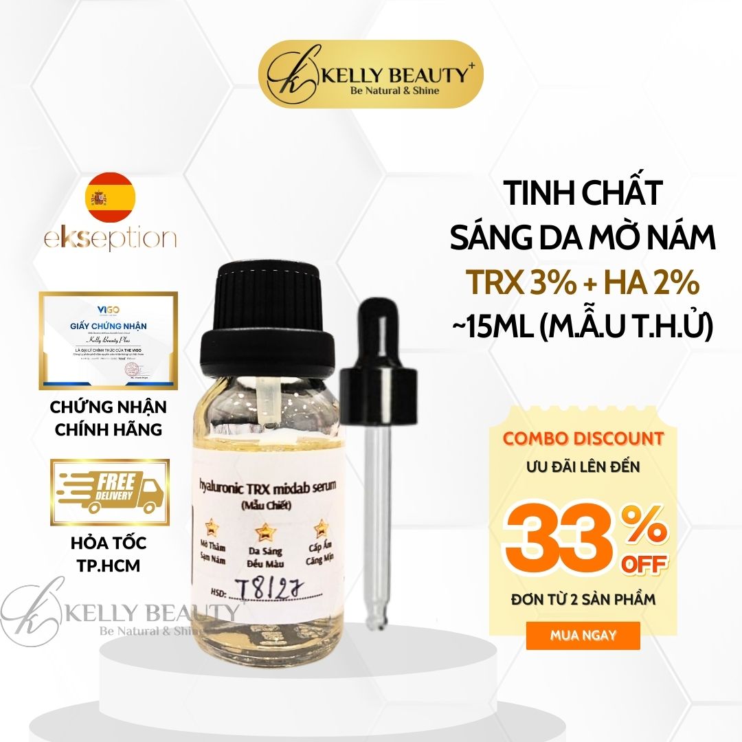 Tinh Chất Sáng Da Mờ Sạm Nám ekseption Hyaluronic TRX mixlab serum | Kelly Beauty