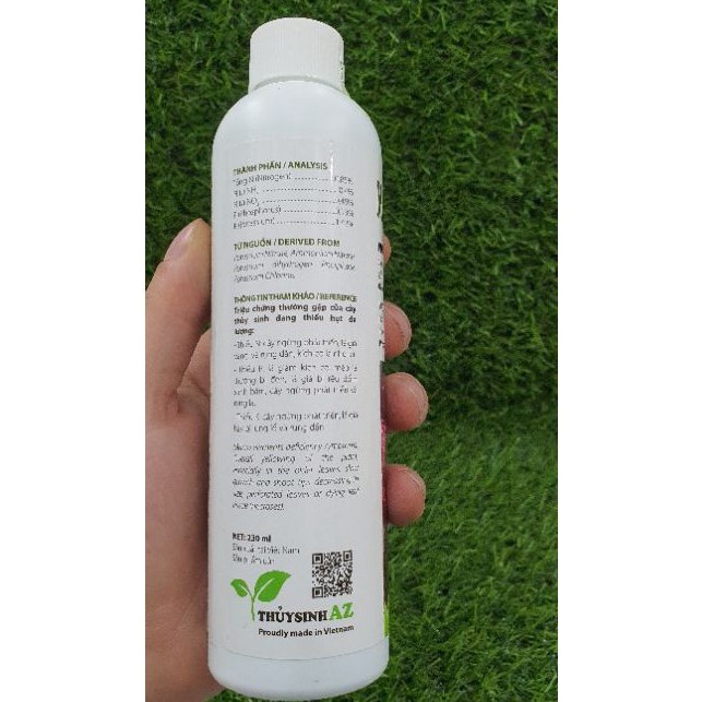 Phân nước hồ cá thuỷ sinh Macros NPK+ 230mL