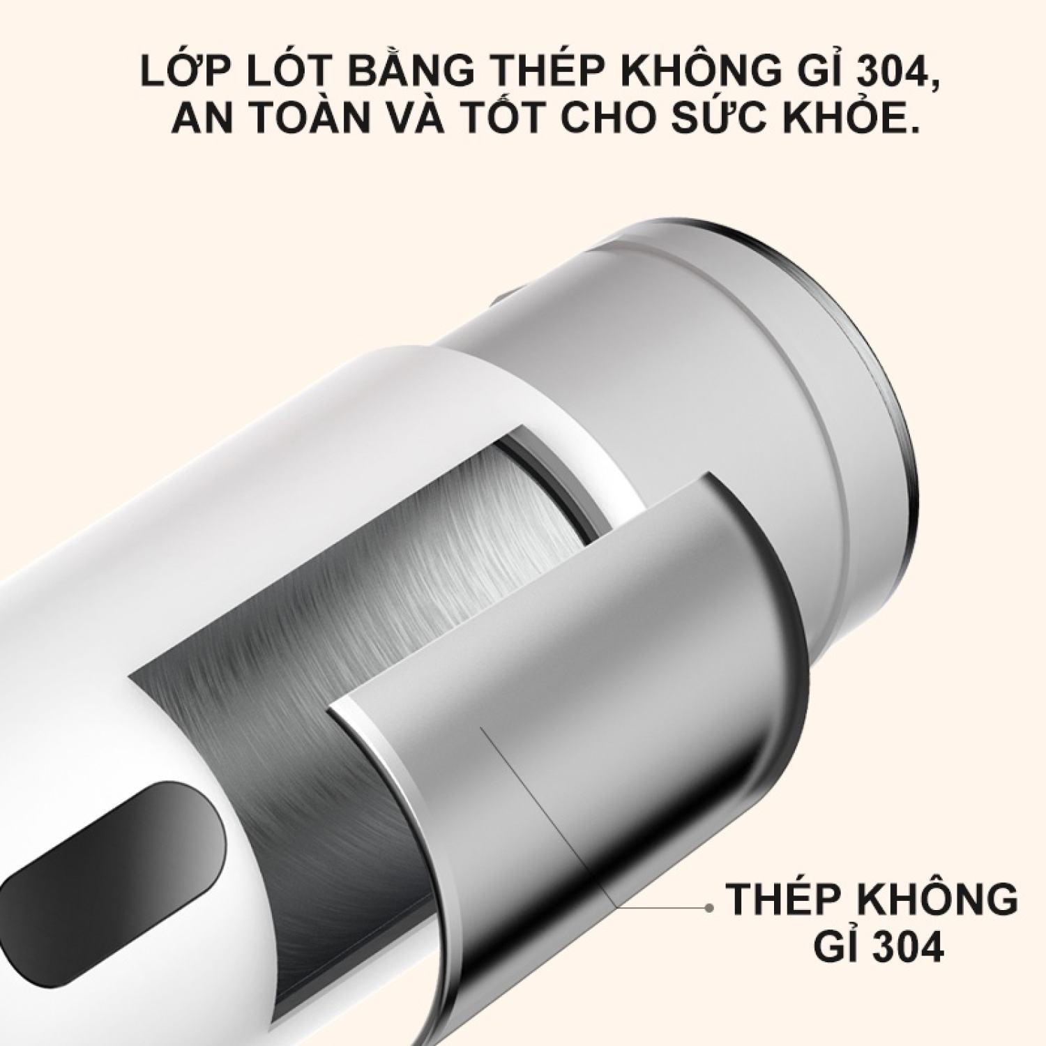Bình đun siêu tốc Kiêm Bình Giữ Nhiệt Deerma DR035S