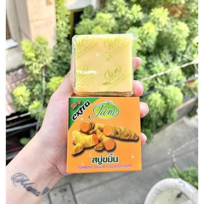 Xà Phòng Nghệ JAM TURMERIC GLUTA COLLAGEN SOAP