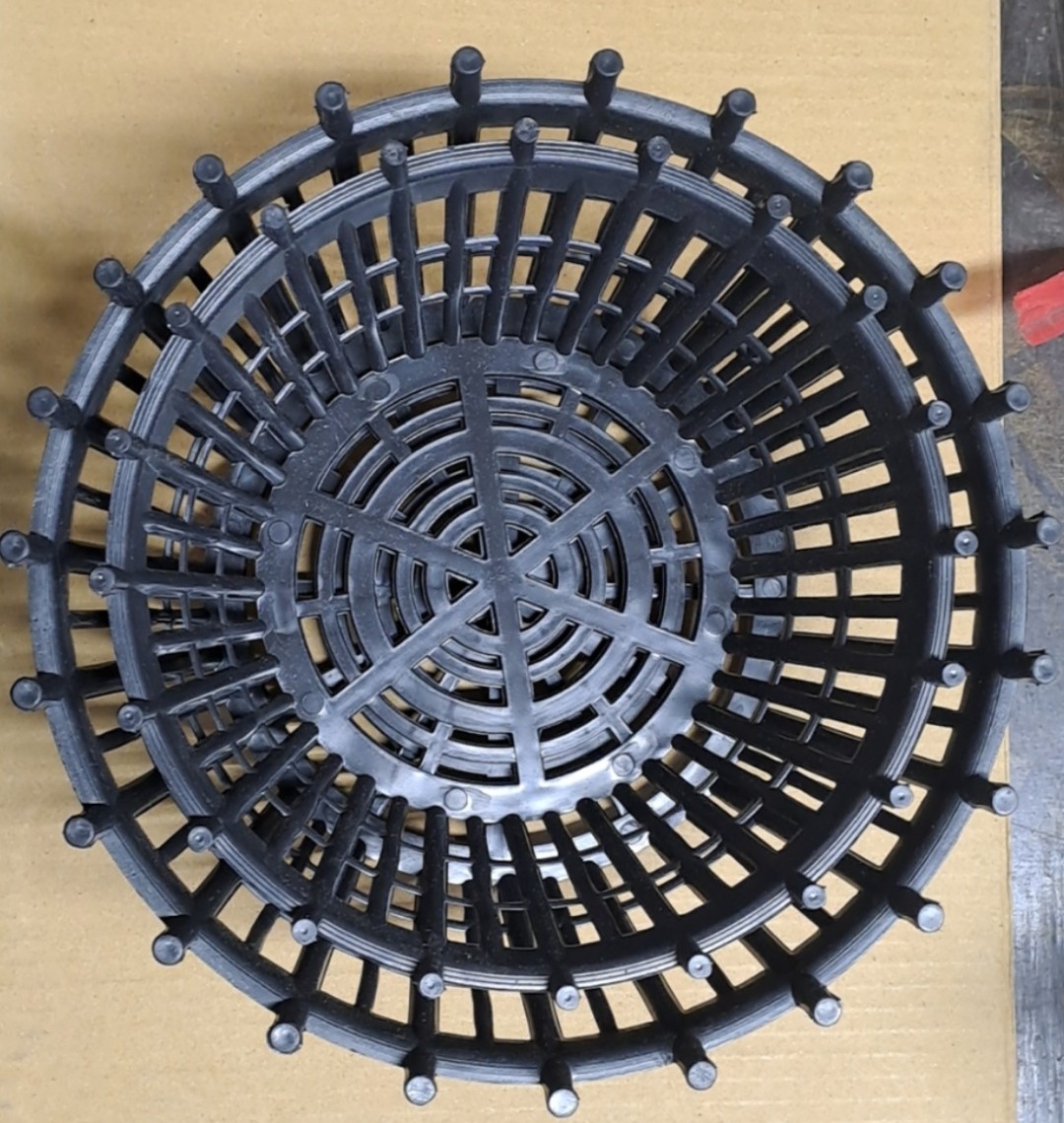 Chậu nhựa giả gỗ nan phụ trồng lan, cây cảnh fi 25