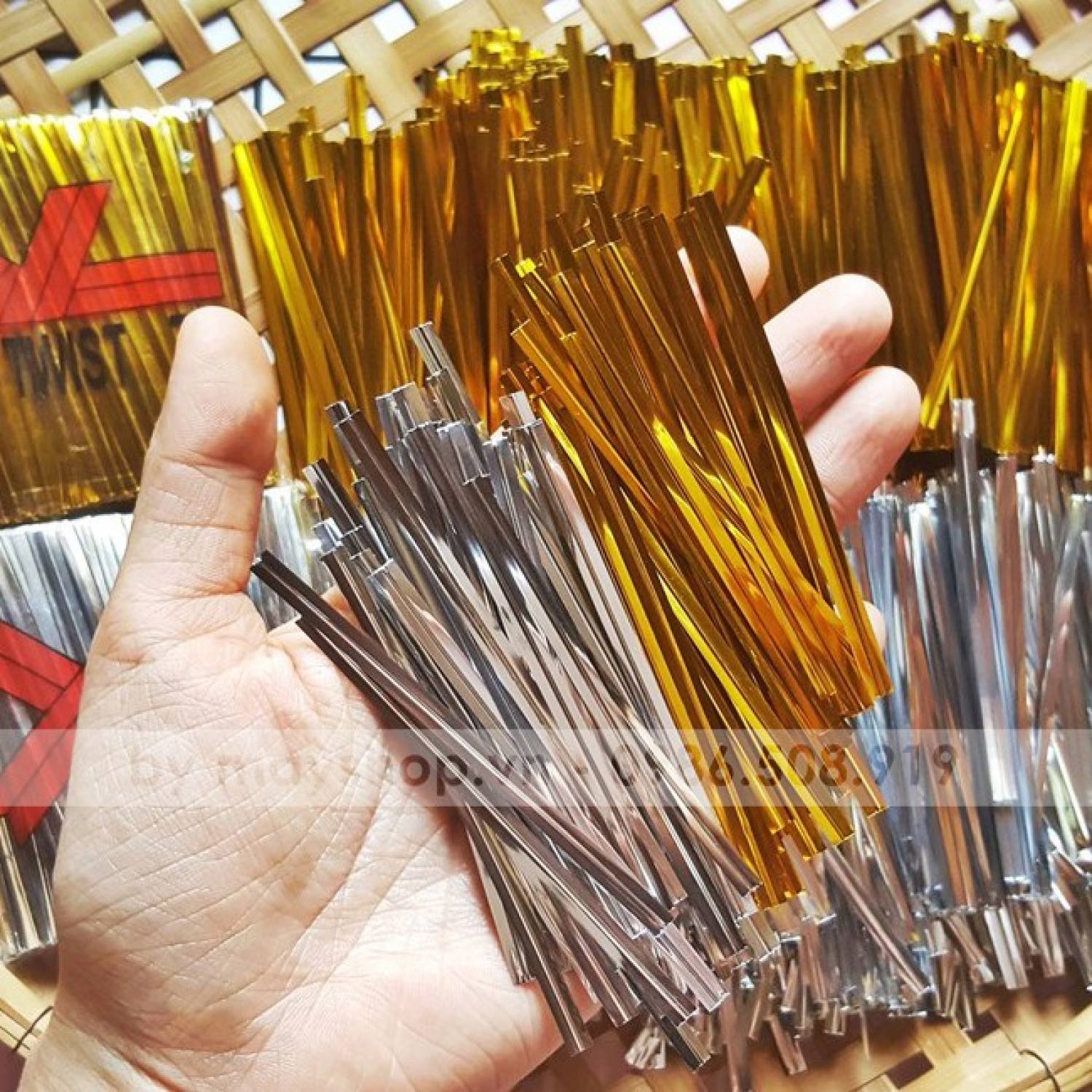 800 Dây kẽm buộc miệng túi (6cm)