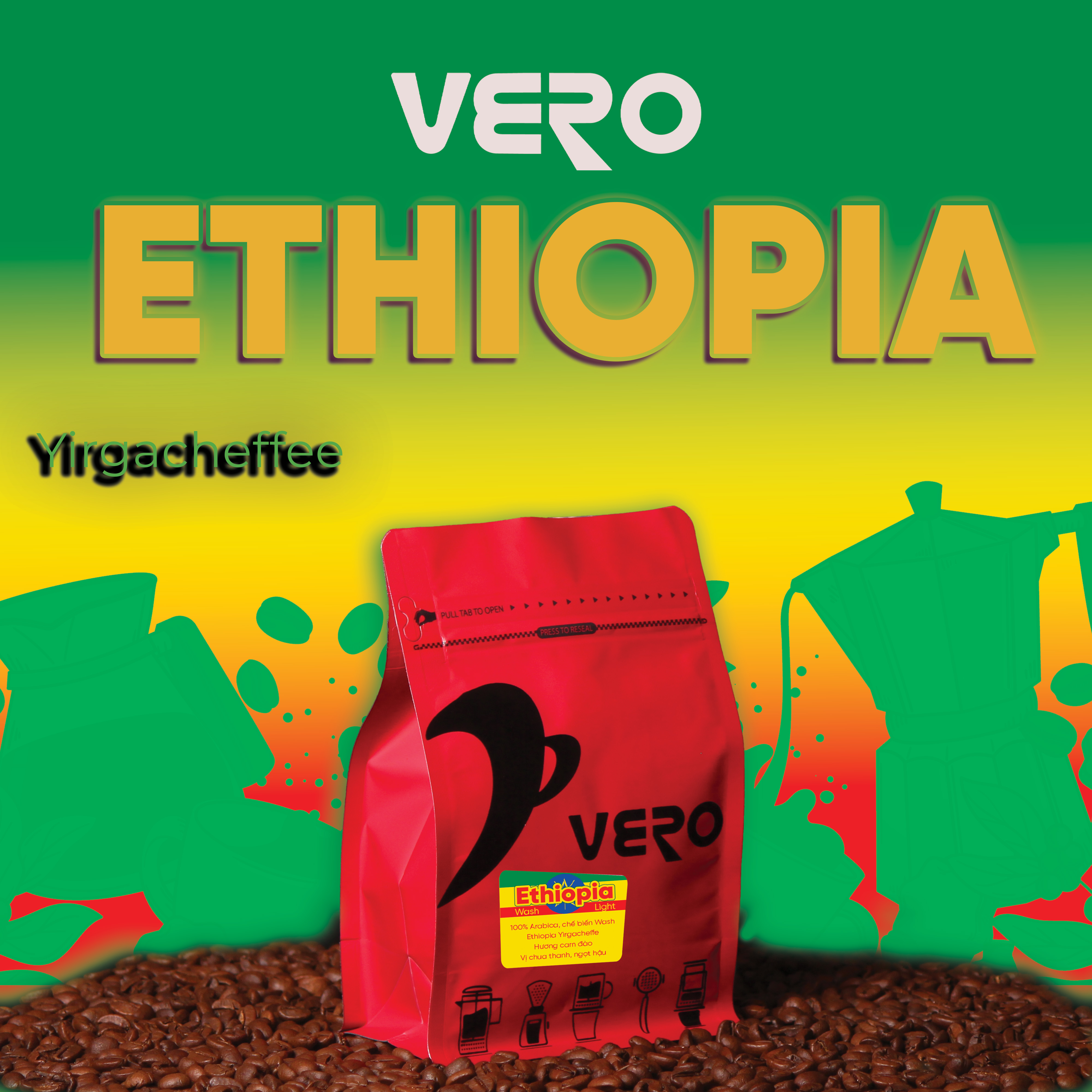 Cà Phê Vero Ethiopia Yirgacheffe