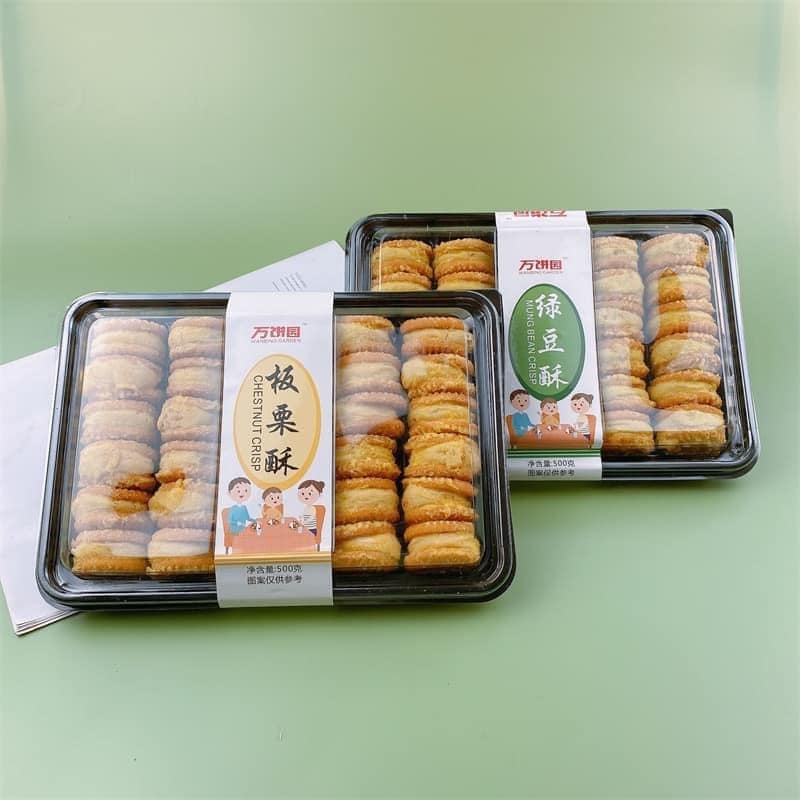 BÁNH HẠT DẺ MẬT ONG ĐẬU XANH KHAY 500G