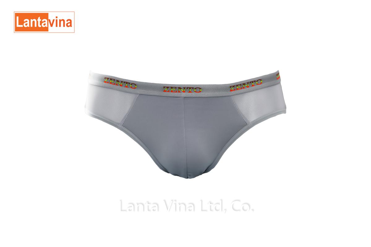 Combo 3 quần lót nam cao cấp Zento (thun lạnh pha lưới)
