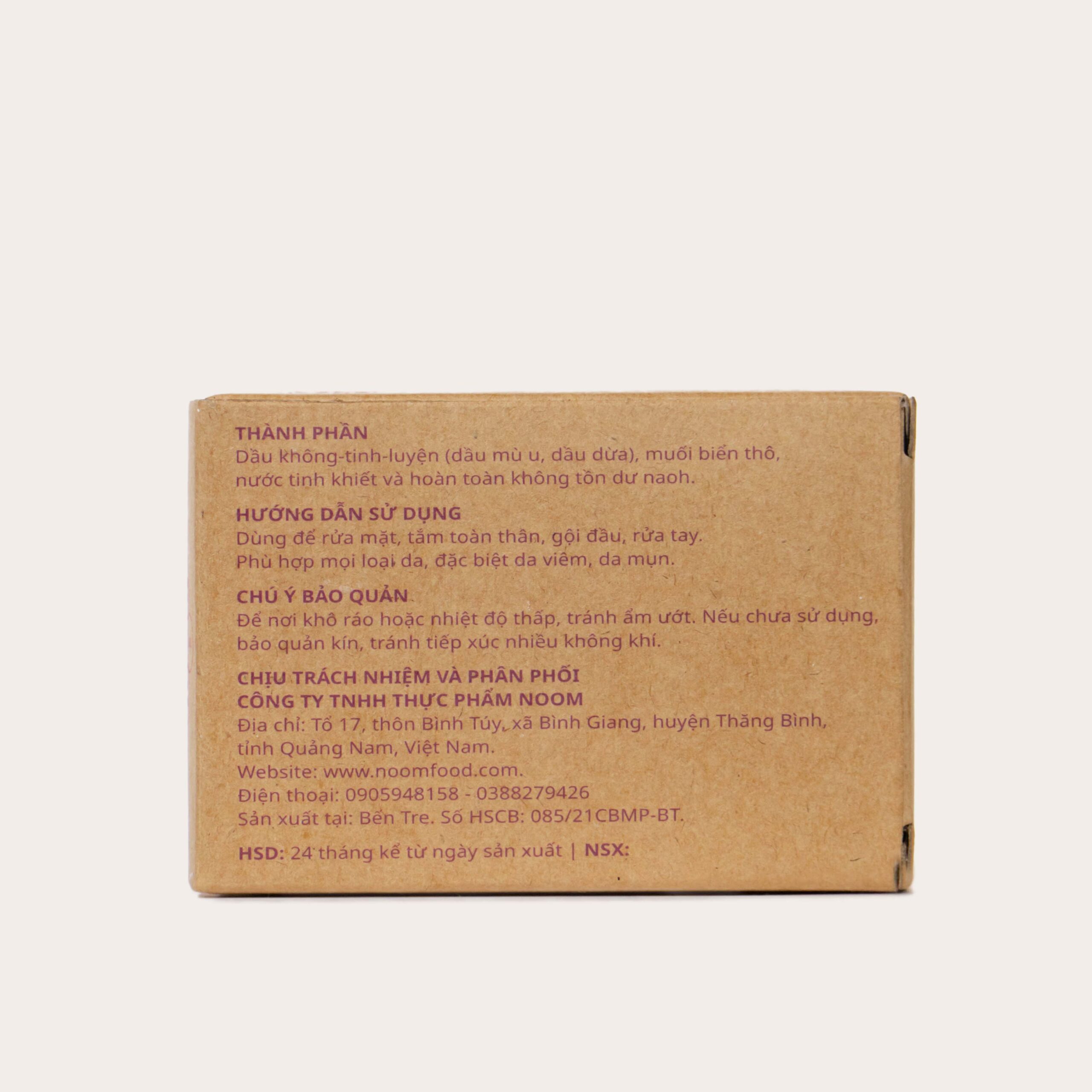 XÀ BÔNG DẦU MÙ U NOOM (Tamanu Oil Soap) 100 GRAM