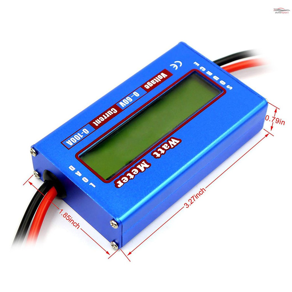 [VỎ NHÔM] Đồng Hồ Đo Vôn,Ampe,Công Suất Watt Meter 100A