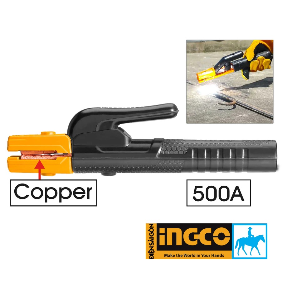Kìm hàn 500A Electrode Holder INGCO WAH5008