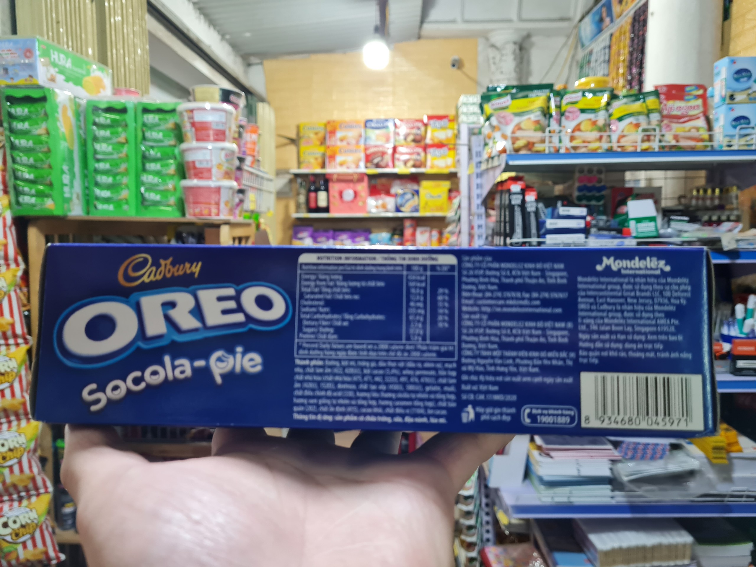 Bánh Oreo Socola Pie Hộp 6 Gói 180G