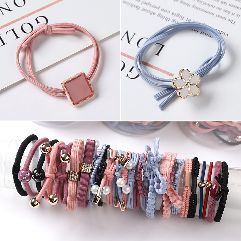 Túi 12 cái cột tóc đủ kiểu siêu xinh tha hồ điệu