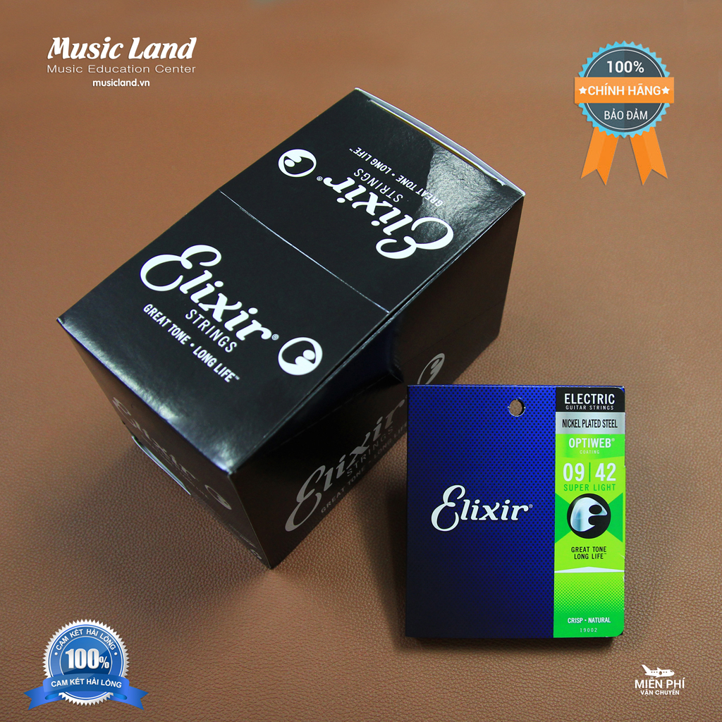 Dây Đàn Guitar Điện Elixir Optiweb 19002 – Chính hãng