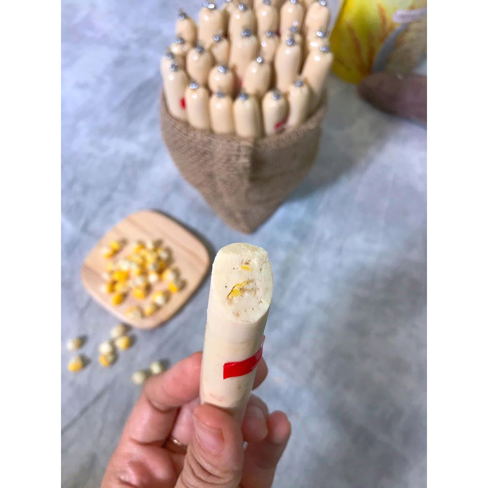 XÚC XÍCH PHÔ MAI BẮP BOWWOW CHO CHÓ - 1 cây