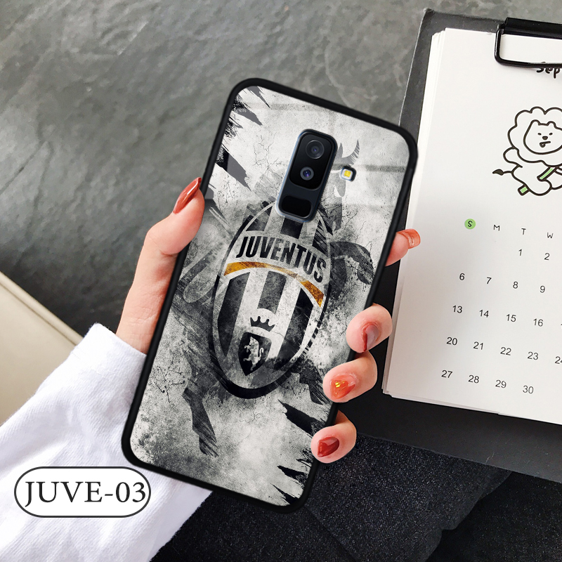 Ốp lưng kính 3d samsung a6 plus 2018 hình đội bóng