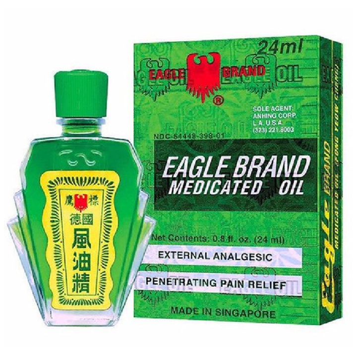 [Tặng Kèm Dầu Lăn] Dầu gió xanh Mỹ nhập khẩu (2 nắp)