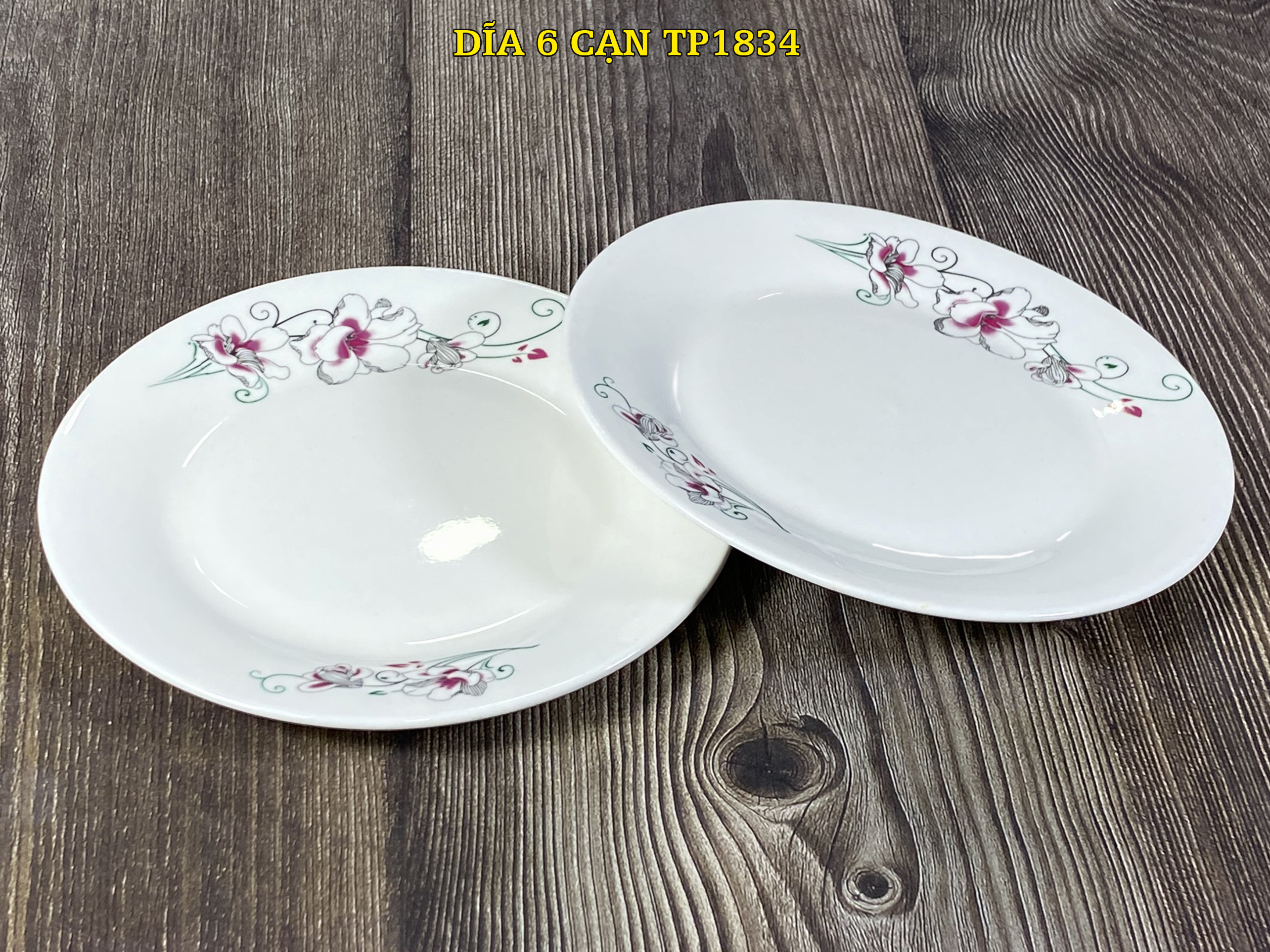 Đĩa 6 cạn tp 1834 sứ bát bảo cao cấp, since_1977