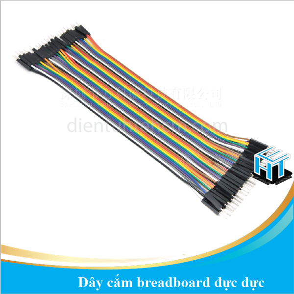 Dây cắm breadboard đực đực 40P dài 20cm loại tốt