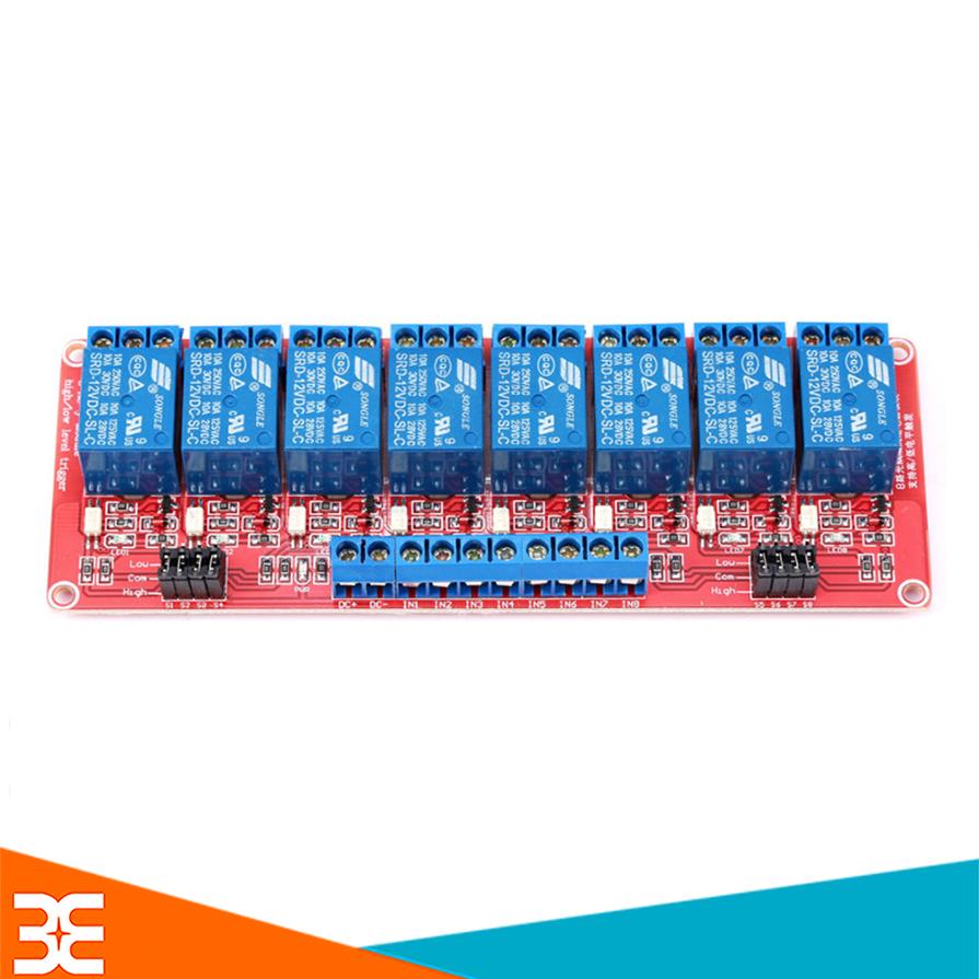 Module relay 5vdc 8 kênh high / low