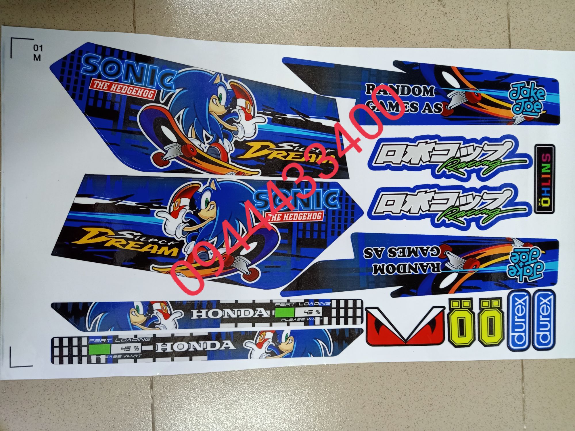 Tem rời dream sonic