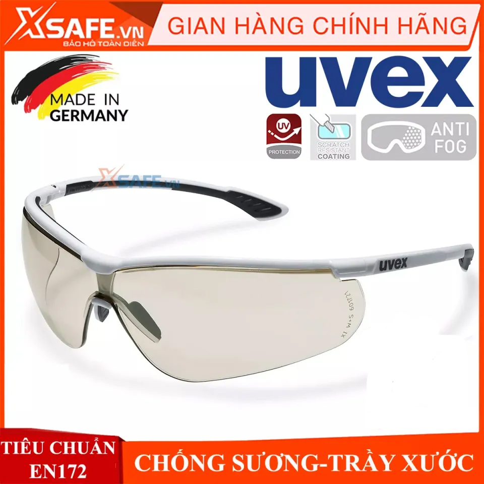 Uvex safety goggles CBR65 9193064 contact lenses tea-anti-glare, no dew, anti-scratches superior, prevent UV, eye protection goggles ride machine, labor, epidemic prevention [genuine] [xsafe]