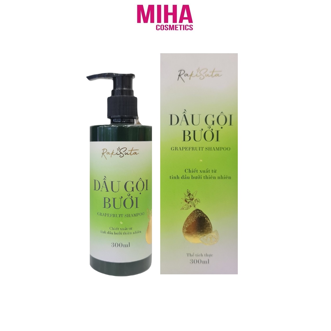 Dầu gội bưởi giảm rụng kích thích mọc tóc rakisuta 300ml