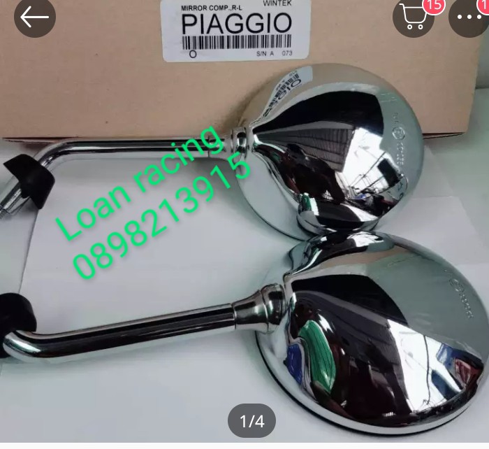 Kiếng chiếu hậu PIAGGIO cao cấp
