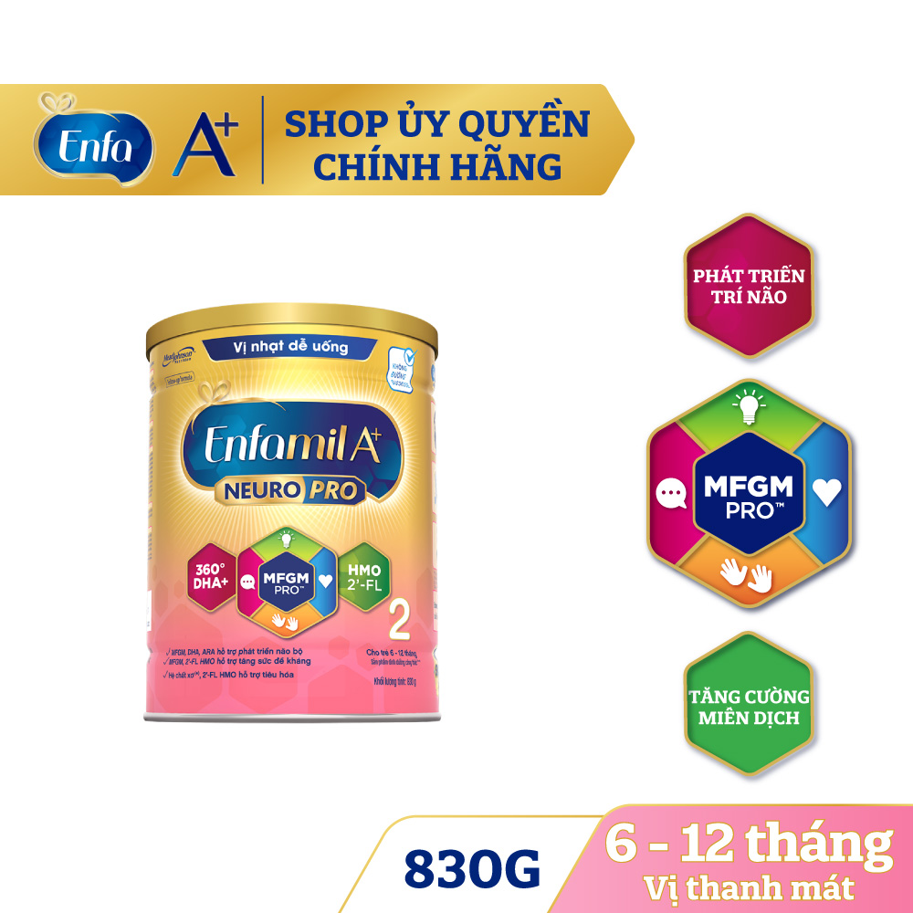 [HCM]Sữa Enfamilk A số 2 lon 870G