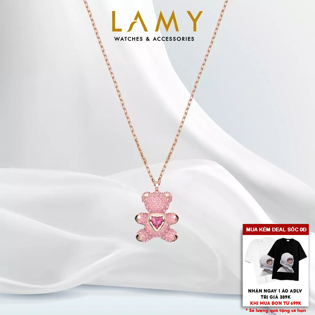 Dây chuyền LAMY Teddy Bear Necklace Pink 6055