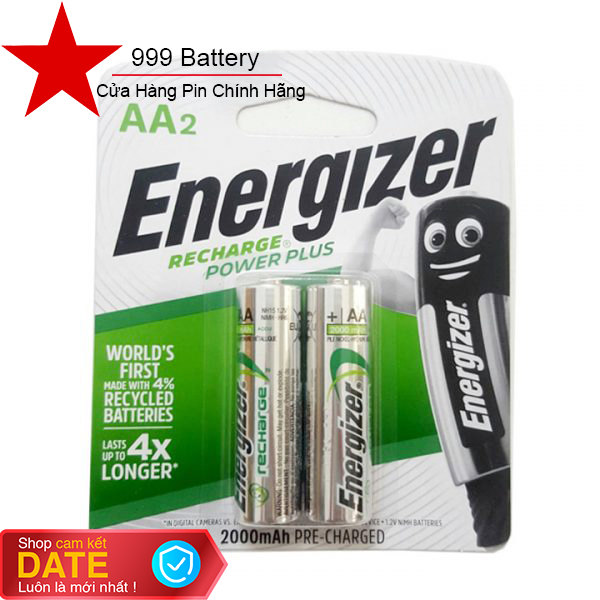 Pin sạc tiểu AA Energizer 2000mAh chính hãng