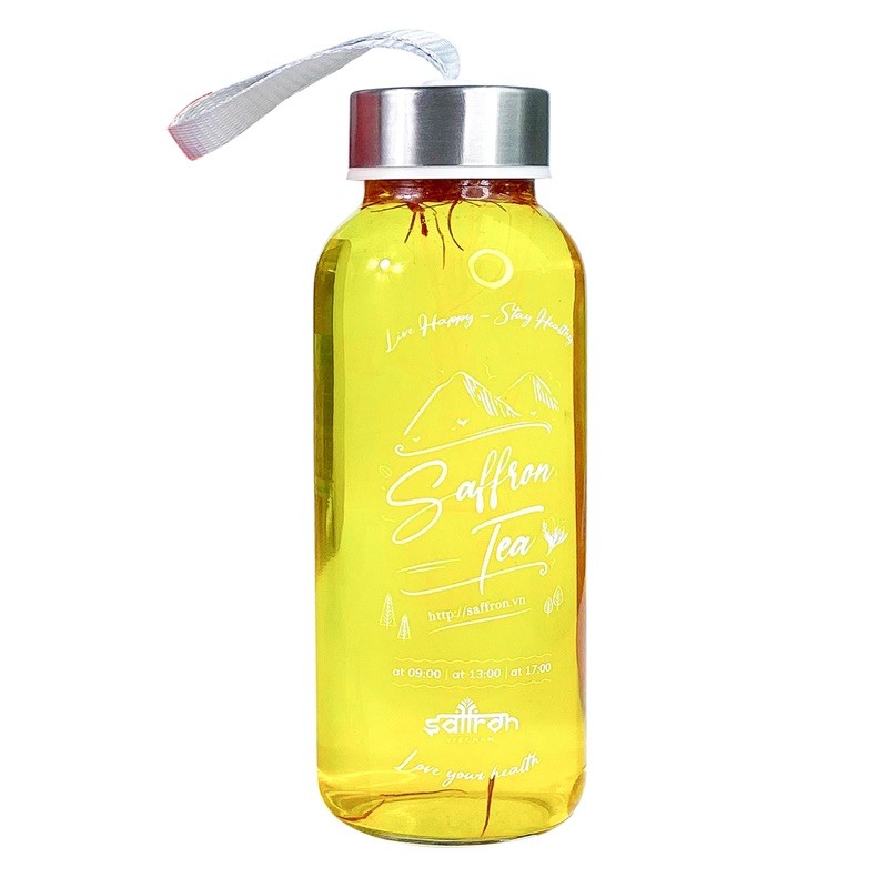 Bình đựng nước thủy tinh 300ml SAFFRON VIỆT NAM