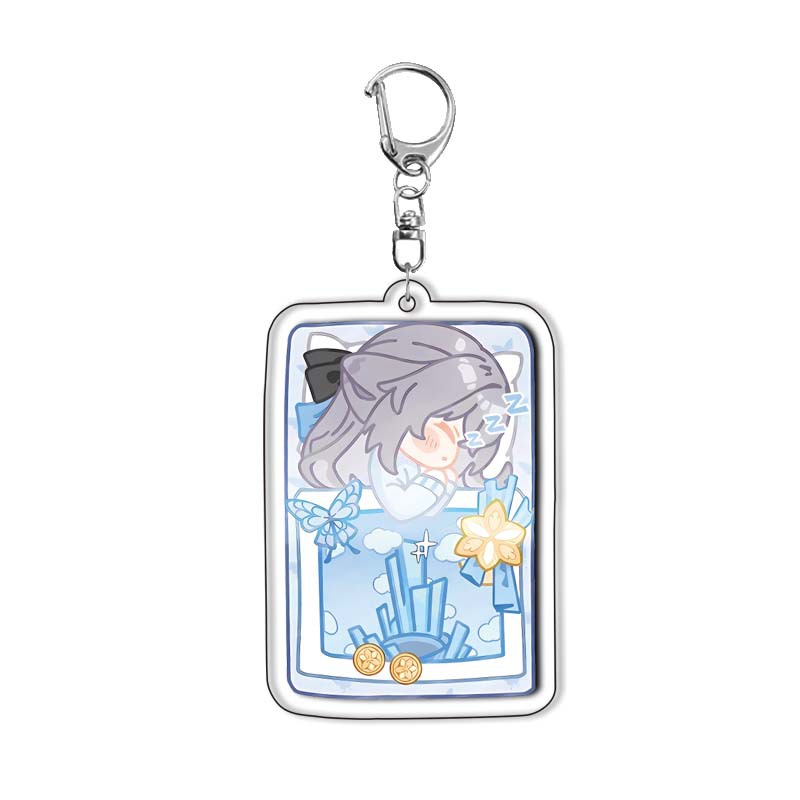 [11 mẫu] Móc khóa mica game Honkai Star Rail - Sleeping ver [T69 Shop]